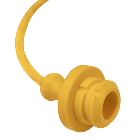 Tappo parapolvere Faster di colore giallo per innesti rapidi femmina da M1/2"