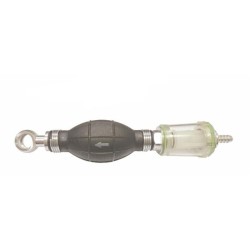 Pompa di adescamento gasolio Ã˜ 8mm con occhiello Ã˜ 14mm e filtro