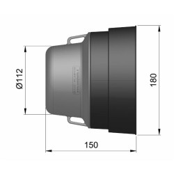 Controcuffia tonda mini