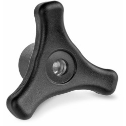 Volantino a 3 bracci Ã˜ 80mm con boccola M14