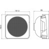Proiettore asimettrico 152x152mm