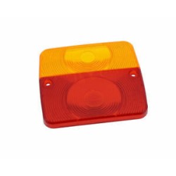 Lente di ricambio quadrata fanale posteriore dx-sx per art. 56016 e 56017