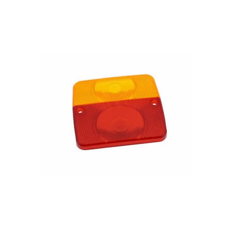 Lente di ricambio quadrata fanale posteriore dx-sx per art. 56016 e 56017