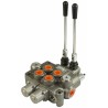 Distributore Walvoil SD5 a 2 leve doppio effetto e doppio effetto flottante - 40L