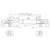 Molla a gas Stabilus estensione max 445mm 150 N adattabile al riferimento originale Deutz-Fahr 001105990