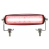 Barra di segnalazione a 6 LED rossa 18W per carrelli elevatori IP67