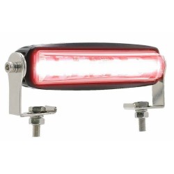Barra di segnalazione a 6 LED rossa 18W per carrelli elevatori IP67
