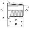 Bocchettone di scarico G3/4"