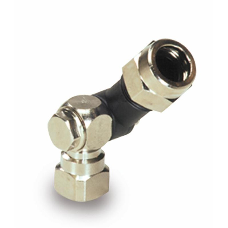 Getto snodato singolo con filetto femmina 1/4'