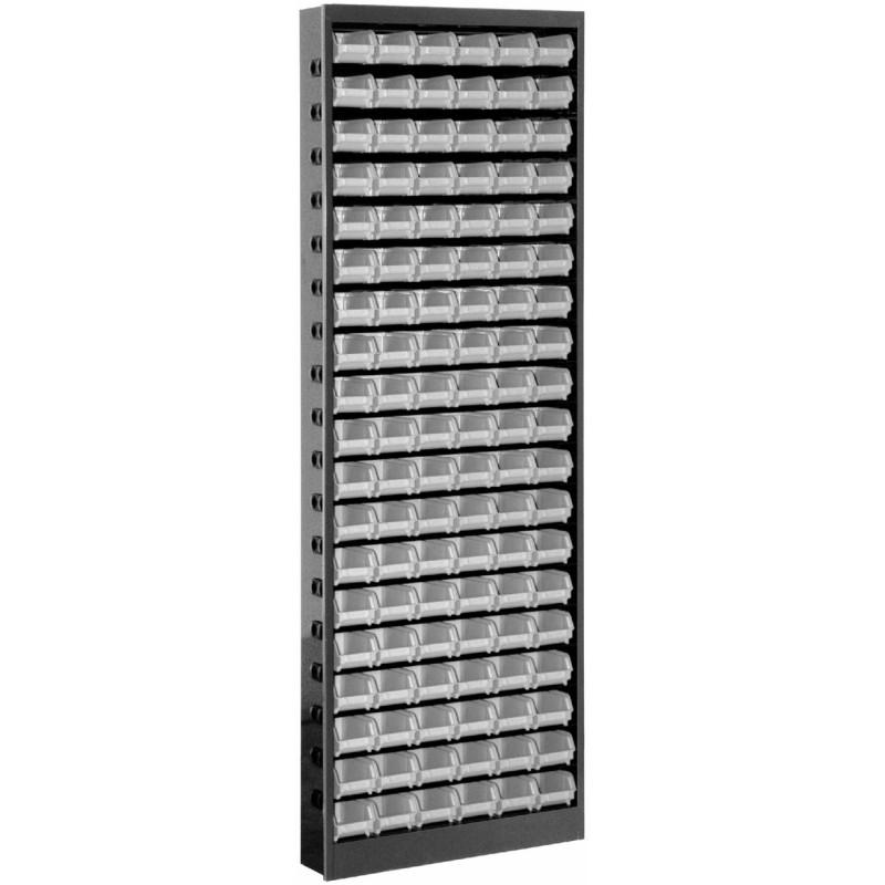 armadio metallico con 114 contenitori