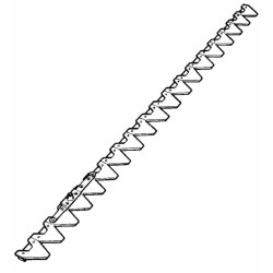 Lama 22 sezioni rigate adattabile BCS