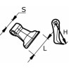 Mazza trincia lunghezza 100mm larghezza 100mm