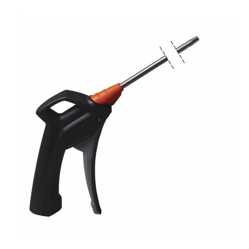 Pistola Tucano con tubetto in acciaio inox
