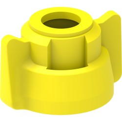 Ghiera a baionetta gialla adattabile Tecomec