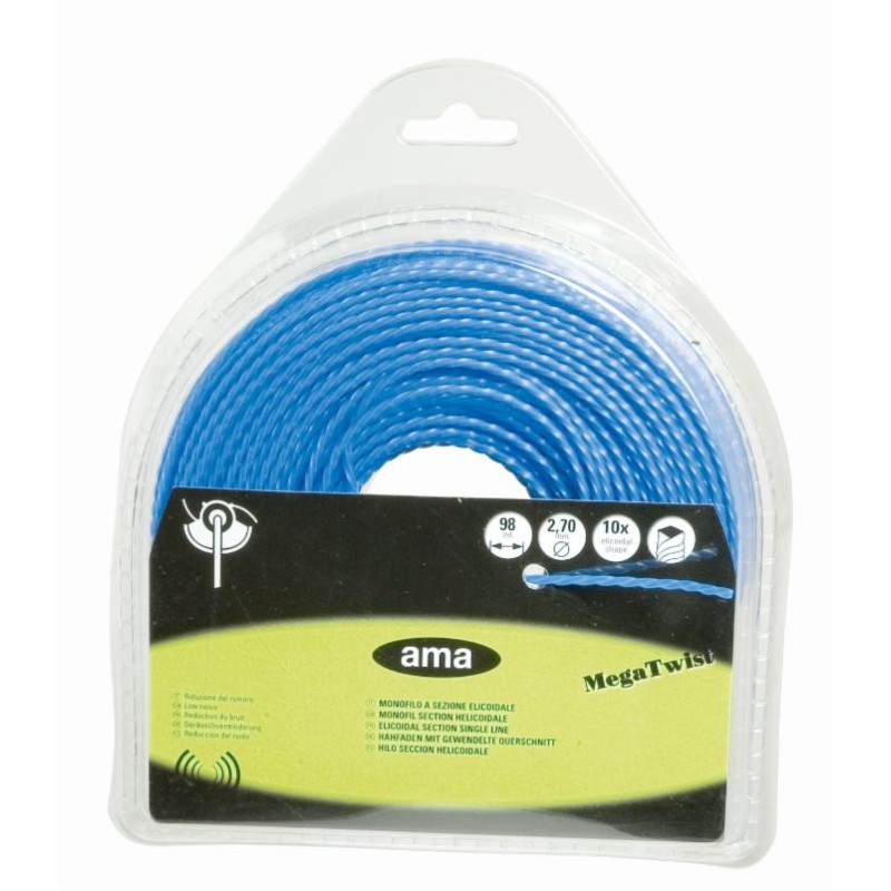 Filo decespugliatore Megatwist Ã˜ 3,3mm da 65m