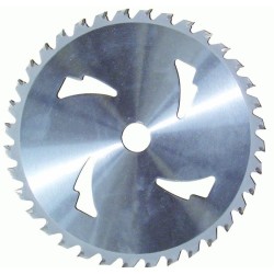 Disco decespugliatore in tungsteno a 36 denti âŒ€ esterno 255mm