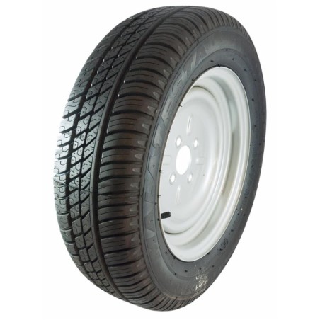 Ruota pneumatica 185/65 R14 e cerchio in ferro 5 fori