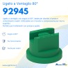 Ugello a ventaglio con angolo ad 80Â° EF80015