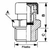 Tappo sfiato con protezione da M1/4"