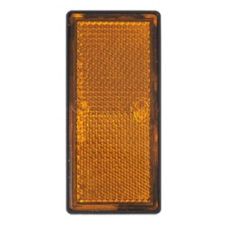 Catarifrangente adesivo arancione 105x48mm