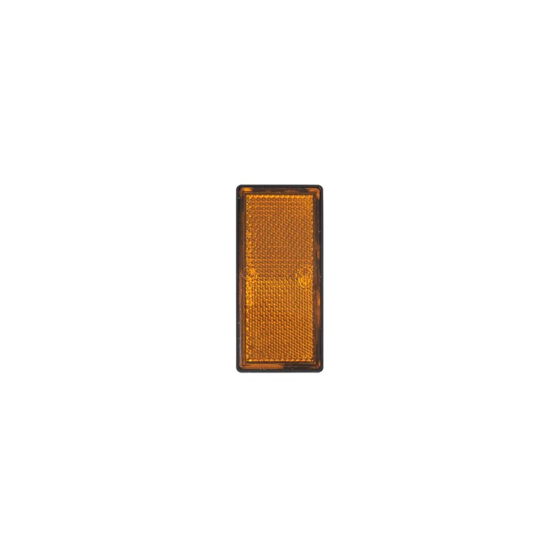 Catarifrangente adesivo arancione 105x48mm