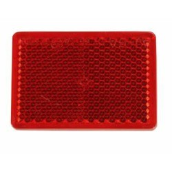 Catarifrangente adesivo rosso 57x39mm