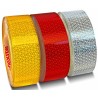 Nastro giallo adesivo riflettente per superfici rigide 50mmx50m