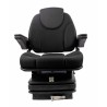 Sedile Activo Standard in tessuto nero con molleggio meccanico e braccioli
