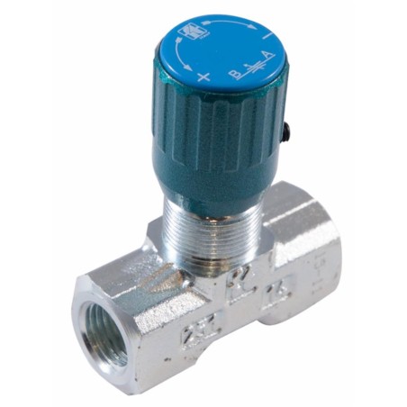 Regolatore di flusso bidirezionale da 1/4" in acciaio