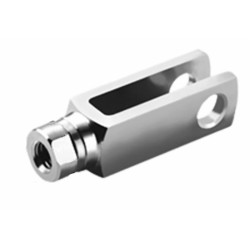 Forcella gambo rotante filetto M8 dx lunghezza 32mm