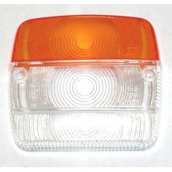 Lente di ricambio quadrata fanale anteriore dx-sx per art. 12531