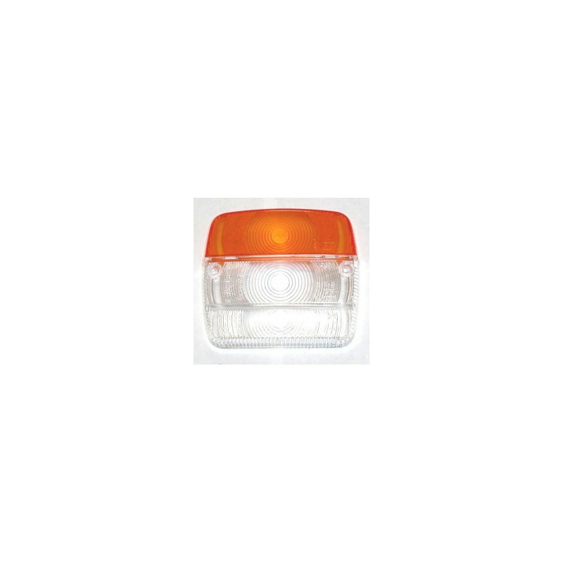 Lente di ricambio quadrata fanale anteriore dx-sx per art. 12531