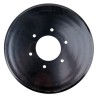 Disco piano liscio per frangizolle Ã˜ 400mm spessore di 6mm con fori cilindrici