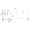 Chiusura universale tipo M50 dritto Ã˜ 18mm