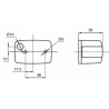 Fanale freccia omologato anterolaterale destra 85x54mm