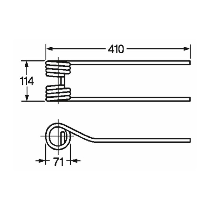 Dente girello adattabile GalfrÃ¨ filo 10
