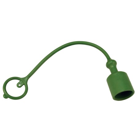 Tappo parapolvere Faster di colore verde per innesti rapidi maschio da M1/2"