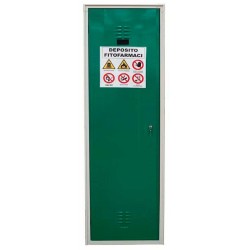 Armadio per fitosanitari a 1 anta 60x40x180cm