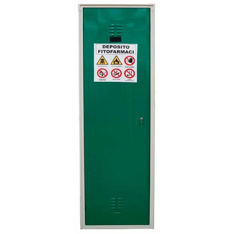 Armadio per fitosanitari a 1 anta 60x40x180cm