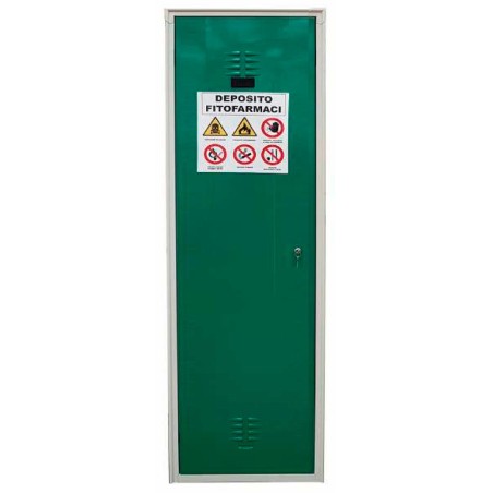 Armadio per fitosanitari a 1 anta 60x40x180cm
