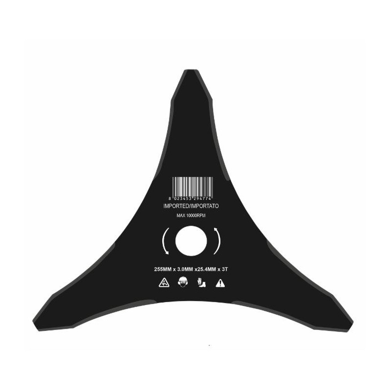 Disco di ricambio Ama per decespugliatore a 3 denti con Ã˜ esterno di 255mm