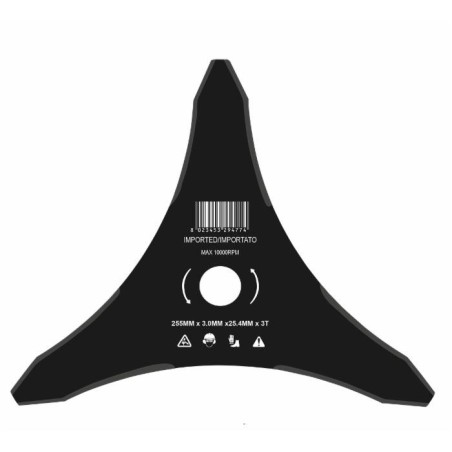 Disco di ricambio Ama per decespugliatore a 3 denti con Ã˜ esterno di 255mm