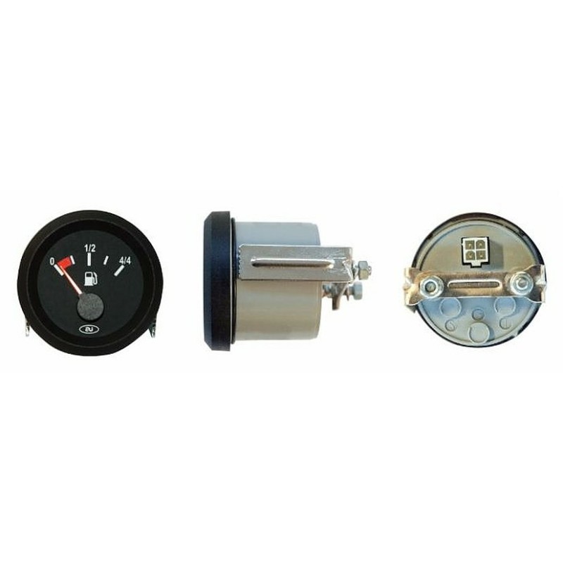 Indicatore livello carburante analogico 0-4/4 Ã˜52 12V