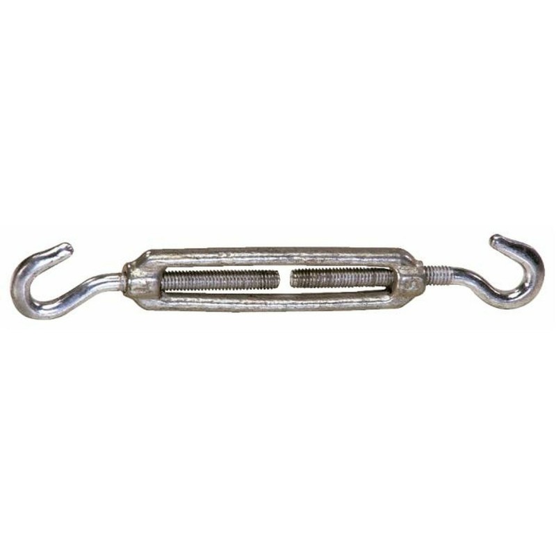 Tenditore a due ganci in acciaio con Ã˜ filetto 3/4" e l minima = 345mm