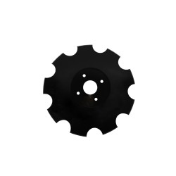 Disco frangizolle a base piana con Ã¸ 460mm spessore 5mm e foro centrale di 61mm