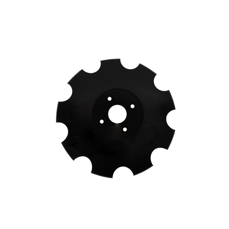 Disco frangizolle a base piana con Ã¸ 460mm spessore 5mm e foro centrale di 61mm