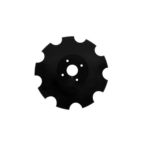 Disco frangizolle a base piana con Ã¸ 460mm spessore 5mm e foro centrale di 61mm