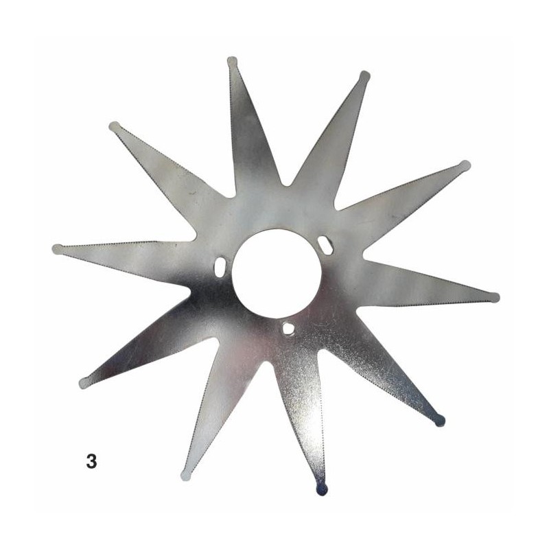 Disco decespugliatore a stella - per reciprocatore 90040