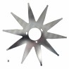 Disco decespugliatore a stella - per reciprocatore 90040
