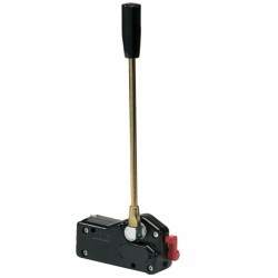 Leva telecomando singola con blocco centrale per cavi ad occhio